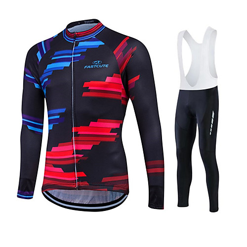 Fastcute Men's Long Sleeve Cycling Jersey Winter Fleece Polyester Velvet Plus Size Bike Clothing Suit Thermal / Warm Fleece Lining Breathable 3D Pad Quick Dry Sports Sports Mountain Bike MTB Road
Fastcute Men's Long Sleeve Cycling Jersey Winter Fleece Polyester Velvet Plus Size Bike Clothing Suit Thermal / Warm Fleece Lining Breathable 3D Pad Quick Dry Sports Sports Mountain Bike MTB Road