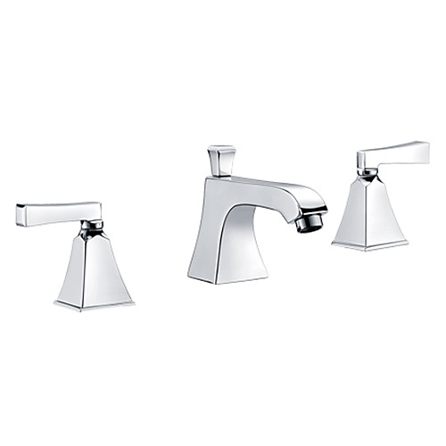 Contemporary Modern Widespread Widespread Ceramic Valve Two Handles Three Holes Chrome, Bathroom Sink Faucet
Contemporary Modern Widespread Widespread Ceramic Valve Two Handles Three Holes Chrome, Bathroom Sink Faucet