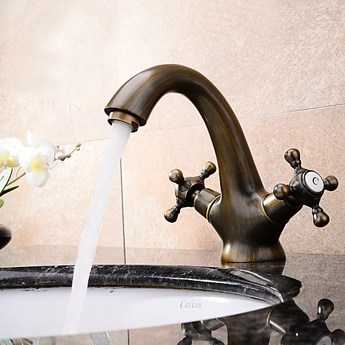 Contemporary Antique Modern Centerset Widespread Ceramic Valve Two Handles One Hole Antique Copper, Bathroom Sink Faucet
Contemporary Antique Modern Centerset Widespread Ceramic Valve Two Handles One Hole Antique Copper, Bathroom Sink Faucet
