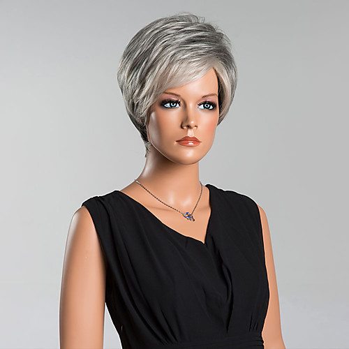 Human Hair Blend Wig Straight Classic Short Hairstyles 2020 Classic Straight Grey 8 inch Daily
Human Hair Blend Wig Straight Classic Short Hairstyles 2020 Classic Straight Grey 8 inch Daily