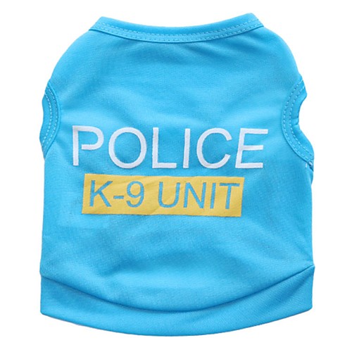 Cat Dog Shirt / T-Shirt Puppy Clothes Police / Military Casual / Daily Dog Clothes Puppy Clothes Dog Outfits Black Blue Pink Costume for Girl and Boy Dog Terylene XS S M L
Cat Dog Shirt / T-Shirt Puppy Clothes Police / Military Casual / Daily Dog Clothes Puppy Clothes Dog Outfits Black Blue Pink Costume for Girl and Boy Dog Terylene XS S M L