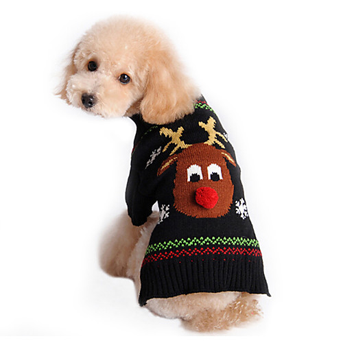 Cat Dog Sweater Puppy Clothes Reindeer Holiday Christmas Winter Dog Clothes Puppy Clothes Dog Outfits Black Costume for Girl and Boy Dog Cotton XS S M L XL XXL
Cat Dog Sweater Puppy Clothes Reindeer Holiday Christmas Winter Dog Clothes Puppy Clothes Dog Outfits Black Costume for Girl and Boy Dog Cotton XS S M L XL XXL
