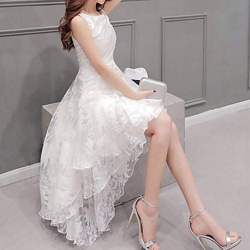 Women's A Line Dress Short Mini Dress White Black Pink Gray Sleeveless White Solid Colored Summer Spring & Summer Round Neck Hot Ruffle S M L XL XXL 3XL 4XL 5XL / Plus Size
Women's A Line Dress Short Mini Dress White Black Pink Gray Sleeveless White Solid Colored Summer Spring & Summer Round Neck Hot Ruffle S M L XL XXL 3XL 4XL 5XL / Plus Size