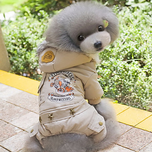 Dog Coat Hoodie Jumpsuit Letter & Number Fashion Casual / Daily Outdoor Winter Dog Clothes Puppy Clothes Dog Outfits Green Gray Costume for Girl and Boy Dog Cotton S M L XL XXL
Dog Coat Hoodie Jumpsuit Letter & Number Fashion Casual / Daily Outdoor Winter Dog Clothes Puppy Clothes Dog Outfits Green Gray Costume for Girl and Boy Dog Cotton S M L XL XXL
