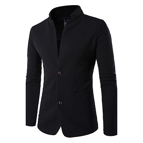 Men's Solid Colored Basic Streetwear Fall Blazer Regular Going out Long Sleeve Coat Tops Black
Men's Solid Colored Basic Streetwear Fall Blazer Regular Going out Long Sleeve Coat Tops Black