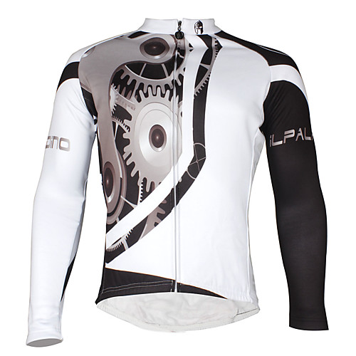ILPALADINO Men's Long Sleeve Cycling Jersey Winter Fleece Polyester Elastane Gear Bike Jersey Mountain Bike MTB Road Bike Cycling Waterproof Windproof Fleece Lining Sports Clothing Apparel / Stretchy
ILPALADINO Men's Long Sleeve Cycling Jersey Winter Fleece Polyester Elastane Gear Bike Jersey Mountain Bike MTB Road Bike Cycling Waterproof Windproof Fleece Lining Sports Clothing Apparel / Stretchy