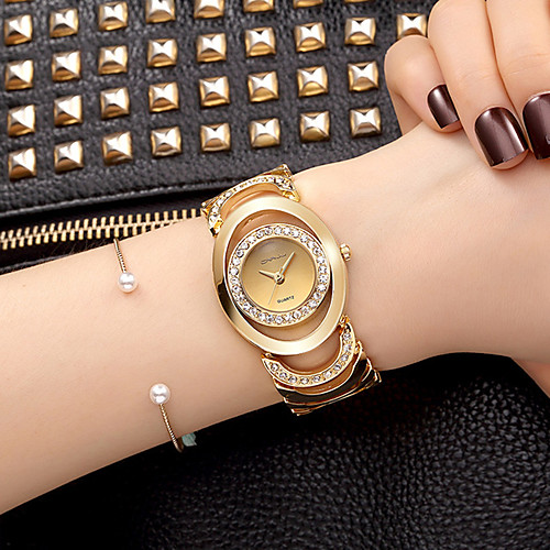 Women's Bracelet Watch Wrist Watch Analog Quartz Ladies Imitation Diamond / Two Years
Women's Bracelet Watch Wrist Watch Analog Quartz Ladies Imitation Diamond / Two Years