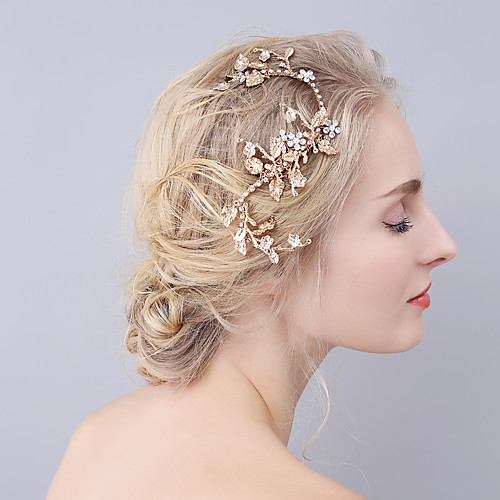Rhinestone / Alloy Hair Clip / Barrette with 1 Wedding / Special Occasion Headpiece
Rhinestone / Alloy Hair Clip / Barrette with 1 Wedding / Special Occasion Headpiece