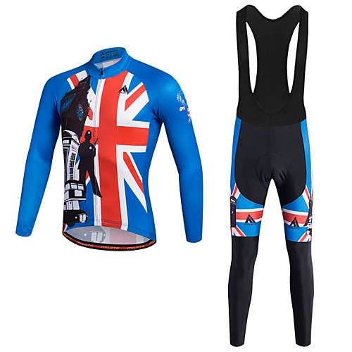 Miloto Men's Long Sleeves Cycling Jersey with Bib Tights Bike Bib Tights Tights Jersey Clothing Suits, 3D Pad, Quick Dry, Breathable,
Miloto Men's Long Sleeves Cycling Jersey with Bib Tights Bike Bib Tights Tights Jersey Clothing Suits, 3D Pad, Quick Dry, Breathable,