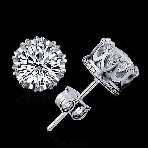 Women's AAA Cubic Zirconia Stud Earrings Zircon Earrings Jewelry Gold / Silver For Wedding
Women's AAA Cubic Zirconia Stud Earrings Zircon Earrings Jewelry Gold / Silver For Wedding