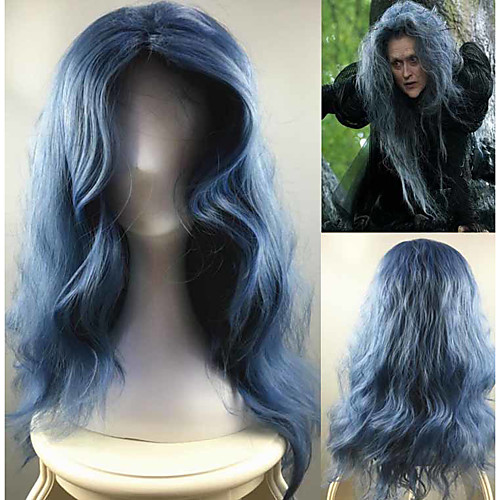 Synthetic Wig Cosplay Wig Water Wave Water Wave Wig Long Blue Synthetic Hair Women's Middle Part Blue
Synthetic Wig Cosplay Wig Water Wave Water Wave Wig Long Blue Synthetic Hair Women's Middle Part Blue