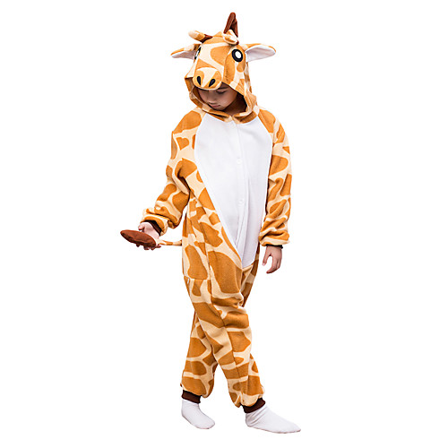 Kid's Kigurumi Pajamas Giraffe Onesie Pajamas Polar Fleece Cosplay For Boys and Girls Animal Sleepwear Cartoon Festival / Holiday Costumes
Kid's Kigurumi Pajamas Giraffe Onesie Pajamas Polar Fleece Cosplay For Boys and Girls Animal Sleepwear Cartoon Festival / Holiday Costumes