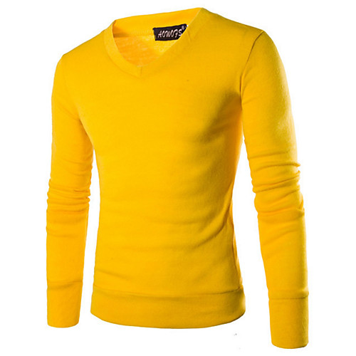 Men's Solid Colored Pullover Cotton Long Sleeve Regular Sweater Cardigans V Neck Fall Winter Wine Black Purple
Men's Solid Colored Pullover Cotton Long Sleeve Regular Sweater Cardigans V Neck Fall Winter Wine Black Purple