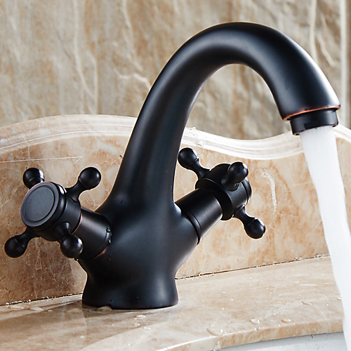 Bathroom Sink Faucet - Widespread Antique Copper Centerset Two Handles One Hole
Bathroom Sink Faucet - Widespread Antique Copper Centerset Two Handles One Hole