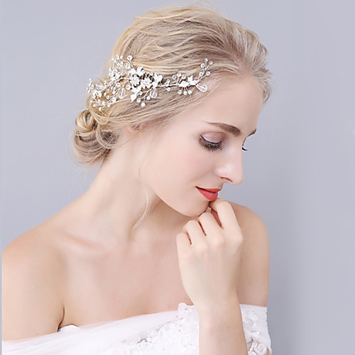 Crystal / Rhinestone / Alloy Hair Combs / Headwear with Floral 1pc Wedding / Special Occasion Headpiece
Crystal / Rhinestone / Alloy Hair Combs / Headwear with Floral 1pc Wedding / Special Occasion Headpiece