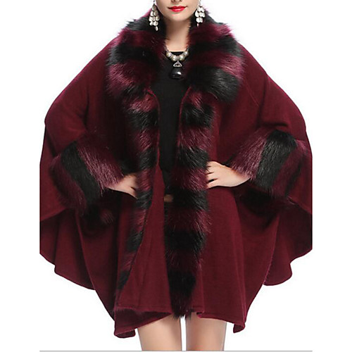 Women's Long Coat Solid Colored Fur Trim Vintage Fall Coat Long Long Sleeve Wool Coat Tops Wine
Women's Long Coat Solid Colored Fur Trim Vintage Fall Coat Long Long Sleeve Wool Coat Tops Wine