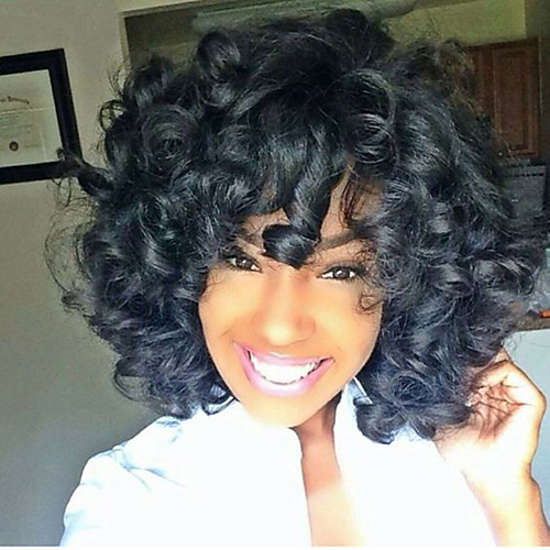 Synthetic Wig Curly Wavy Wavy Bob Wig Short Natural Black Synthetic Hair Women's Heat Resistant For Black Women Black Natural Black
Synthetic Wig Curly Wavy Wavy Bob Wig Short Natural Black Synthetic Hair Women's Heat Resistant For Black Women Black Natural Black