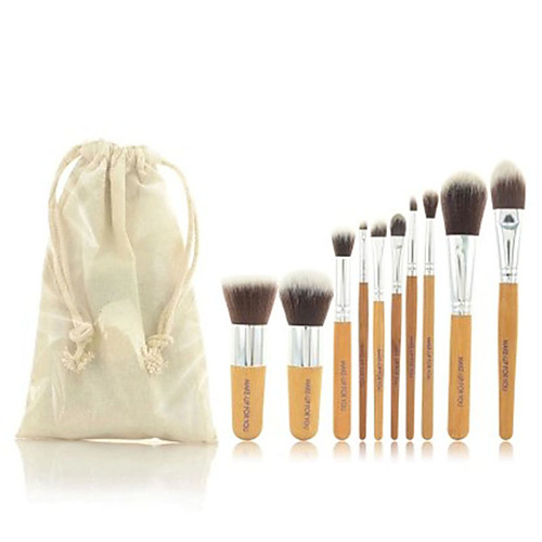 

Professional Makeup Brushes Makeup Brush Set 11pcs Portable Travel Eco-friendly Professional Full Coverage Hypoallergenic Limits Bacteria Synthetic Hair / Artificial Fibre Brush Wood for Blush Brush