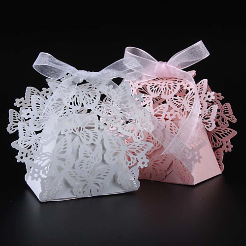 Round / Square Pearl Paper Favor Holder with Ribbons / Printing Favor Boxes - 50
Round / Square Pearl Paper Favor Holder with Ribbons / Printing Favor Boxes - 50