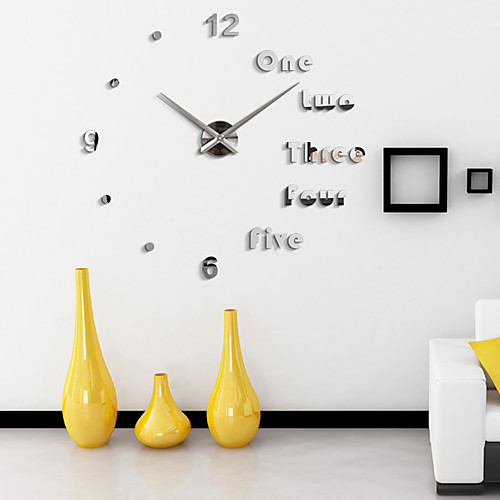 

Modern Contemporary Wood / Plastic AA Decoration Wall Clock No 100cm100cm