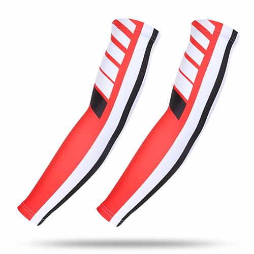 

1 Pair XINTOWN Cycling Sleeves Sun Sleeves Compression Sleeves UPF 50 Lightweight Sunscreen Bike Red Elastane Winter for Men Women Adults' Road Bike Mountain Bike MTB Running / Stretchy / Breathable