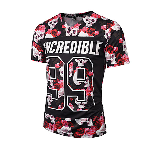 Men's T shirt Skull Letter Print Short Sleeve Daily Tops Streetwear Punk & Gothic Boho Wine
Men's T shirt Skull Letter Print Short Sleeve Daily Tops Streetwear Punk & Gothic Boho Wine
