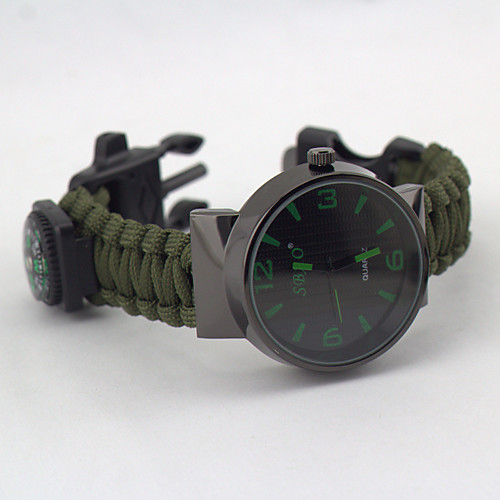 Paracord Bracelet Multi Function Nylon Hiking Camping Outdoor Travel GreenLime Black Orange Dark Coffee Military Green
Paracord Bracelet Multi Function Nylon Hiking Camping Outdoor Travel GreenLime Black Orange Dark Coffee Military Green