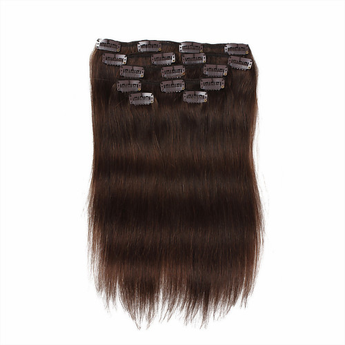 7 pcs set clip in hair extensions medium brown 14inch 18inch 100 human hair for women
7 pcs set clip in hair extensions medium brown 14inch 18inch 100 human hair for women