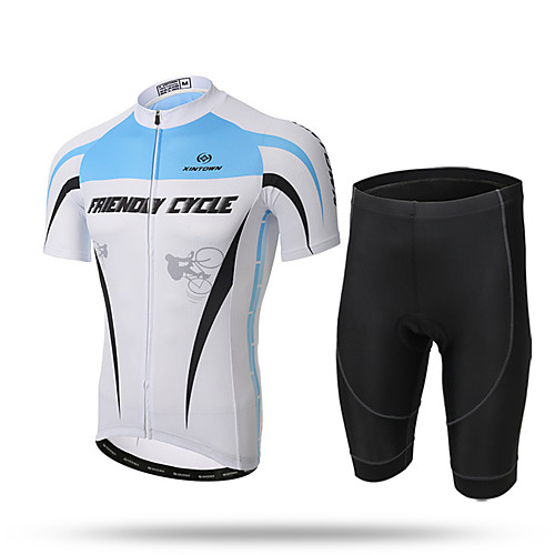 XINTOWN Cycling Jersey with Shorts Men's Short Sleeves Bike Pants / Trousers Jersey Shorts Top Quick Dry Ultraviolet Resistant Moisture
XINTOWN Cycling Jersey with Shorts Men's Short Sleeves Bike Pants / Trousers Jersey Shorts Top Quick Dry Ultraviolet Resistant Moisture