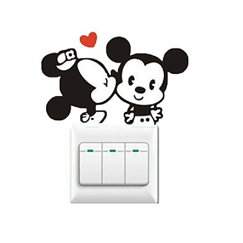 Animals / Fashion / Leisure Wall Stickers Plane Wall Stickers Light Switch Stickers, Paper Home Decoration Wall Decal Wall / Switch Decoration 1
Animals / Fashion / Leisure Wall Stickers Plane Wall Stickers Light Switch Stickers, Paper Home Decoration Wall Decal Wall / Switch Decoration 1