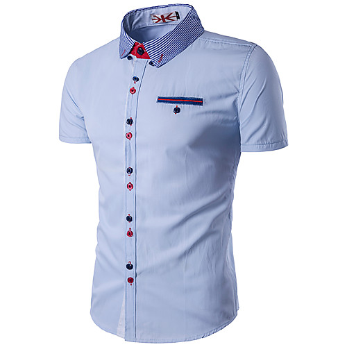 Men's Shirt Solid Colored Plus Size Short Sleeve Daily Tops Cotton Business Casual White Blue Red
Men's Shirt Solid Colored Plus Size Short Sleeve Daily Tops Cotton Business Casual White Blue Red