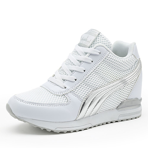 Women's Sneakers Wedge Heel / Creepers Round Toe Lace-up Tulle Creepers Walking Shoes Spring / Summer / Fall White / Black / Pink / EU39
Women's Sneakers Wedge Heel / Creepers Round Toe Lace-up Tulle Creepers Walking Shoes Spring / Summer / Fall White / Black / Pink / EU39