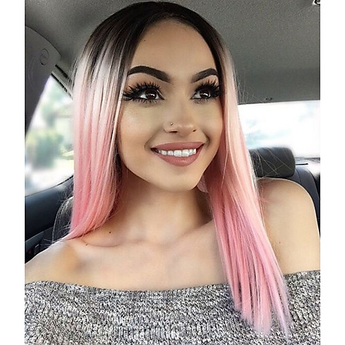 Synthetic Lace Front Wig Natural Wave Natural Wave Lace Front Wig Pink Medium Length Pink Synthetic Hair Women's Natural Hairline African American Wig Pink
Synthetic Lace Front Wig Natural Wave Natural Wave Lace Front Wig Pink Medium Length Pink Synthetic Hair Women's Natural Hairline African American Wig Pink