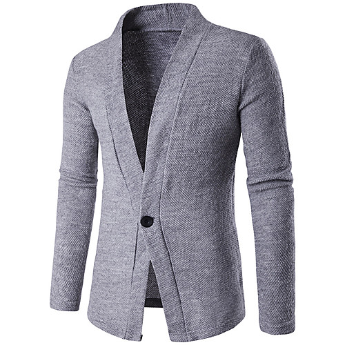 Men's Solid Colored Cardigan Rabbit Fur Long Sleeve Regular Sweater Cardigans Shirt Collar Fall White Black Gray
Men's Solid Colored Cardigan Rabbit Fur Long Sleeve Regular Sweater Cardigans Shirt Collar Fall White Black Gray