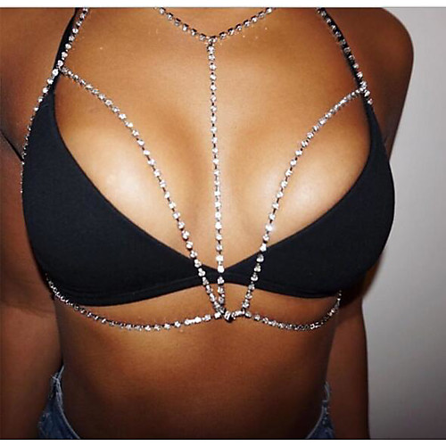 Body Chain Ladies Fashion Women's Body Jewelry For Sports Synthetic Diamond Alloy Gold Silver
Body Chain Ladies Fashion Women's Body Jewelry For Sports Synthetic Diamond Alloy Gold Silver