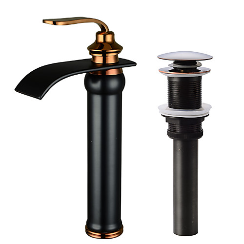 Faucet Set - Waterfall Oil-rubbed Bronze Centerset Single Handle One HoleBath Taps
Faucet Set - Waterfall Oil-rubbed Bronze Centerset Single Handle One HoleBath Taps
