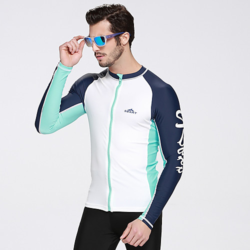 SBART Men's Elastane UV Sun Protection Breathable Ultraviolet Resistant Long Sleeve Diving Surfing Classic Spring Summer Fall / Winter
SBART Men's Elastane UV Sun Protection Breathable Ultraviolet Resistant Long Sleeve Diving Surfing Classic Spring Summer Fall / Winter