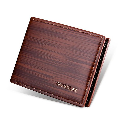 Men's Bags PU Leather Wallet Bi-fold Stripes Shopping Formal Dark Coffee Dark Blue Coffee
Men's Bags PU Leather Wallet Bi-fold Stripes Shopping Formal Dark Coffee Dark Blue Coffee