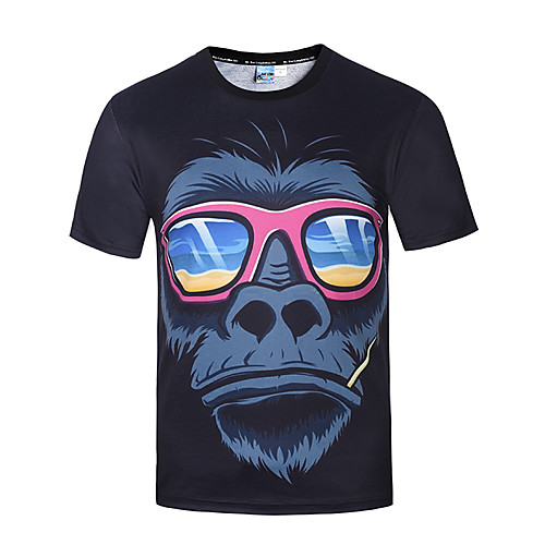 Men's T shirt Graphic Print Short Sleeve Party Tops Streetwear Punk & Gothic Boho Dark Gray
Men's T shirt Graphic Print Short Sleeve Party Tops Streetwear Punk & Gothic Boho Dark Gray