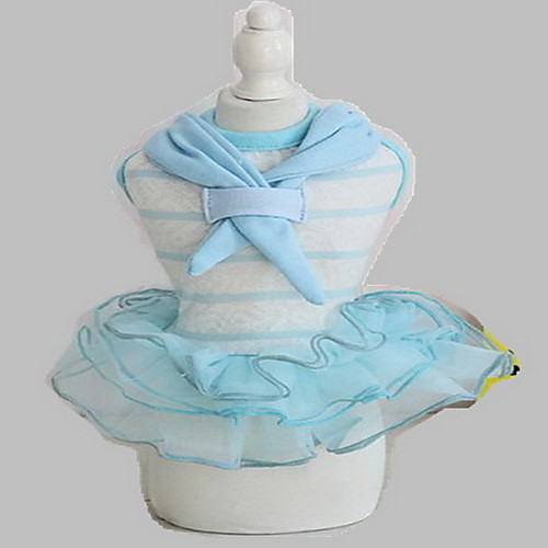 Dog Dress Tuxedo Dog Clothes Sailor Light Blue Fabric Costume For Summer Women's Birthday Fashion
Dog Dress Tuxedo Dog Clothes Sailor Light Blue Fabric Costume For Summer Women's Birthday Fashion