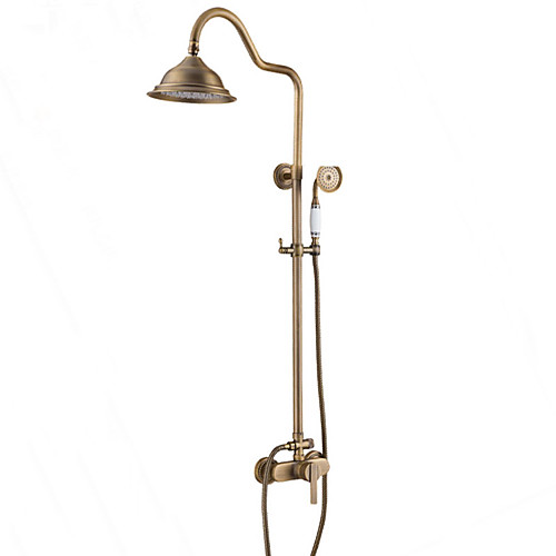 Shower Faucet - Antique / Country / Retro Vintage Oil-rubbed Copper Shower Only Ceramic Valve / Single Handle Two Holes Bath Shower Mixer Taps
Shower Faucet - Antique / Country / Retro Vintage Oil-rubbed Copper Shower Only Ceramic Valve / Single Handle Two Holes Bath Shower Mixer Taps