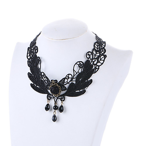 Women's Crystal Choker Necklace Flower Personalized Gothic Euramerican Resin Black Necklace Jewelry For Wedding Party Congratulations
Women's Crystal Choker Necklace Flower Personalized Gothic Euramerican Resin Black Necklace Jewelry For Wedding Party Congratulations