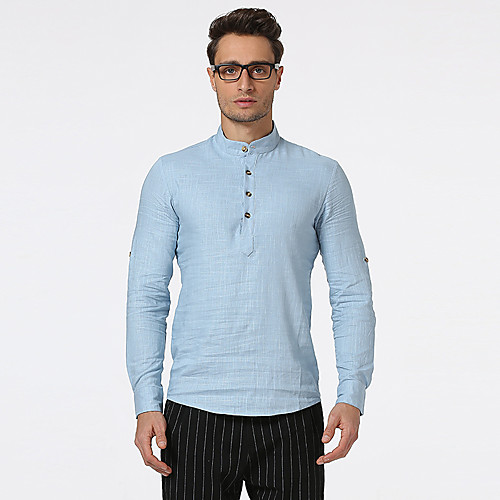 Men's Shirt Solid Colored Long Sleeve Daily Tops Basic White Black Red
Men's Shirt Solid Colored Long Sleeve Daily Tops Basic White Black Red