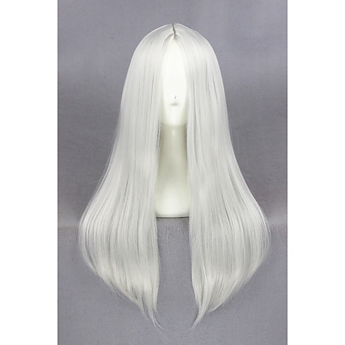 Synthetic Wig Cosplay Wig Straight Kardashian Straight Wig Medium Length Silver Synthetic Hair Women's White 
Synthetic Wig Cosplay Wig Straight Kardashian Straight Wig Medium Length Silver Synthetic Hair Women's White