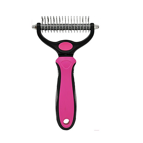 Cat Dog Grooming Shedding Tools Stainless Steel ABS Comb Massage Pet Grooming Supplies Rose
Cat Dog Grooming Shedding Tools Stainless Steel ABS Comb Massage Pet Grooming Supplies Rose