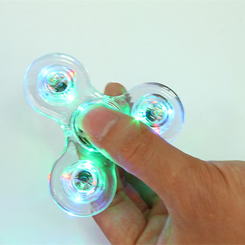 

Fidget Spinner Hand Spinner for Killing Time Stress and Anxiety Relief Focus Toy LED Spinner Plastic Classic Adults' Toy Gift / LED Light