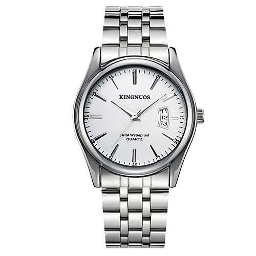 KINGNUOS Men's Wrist Watch Analog Quartz Casual Calendar / date / day Cool / Stainless Steel
KINGNUOS Men's Wrist Watch Analog Quartz Casual Calendar / date / day Cool / Stainless Steel