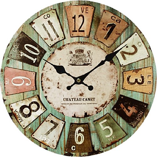 Antique / Casual / Retro Wood Round Characters / Holiday / Houses Indoor Battery Decoration Wall Clock Digital No
Antique / Casual / Retro Wood Round Characters / Holiday / Houses Indoor Battery Decoration Wall Clock Digital No