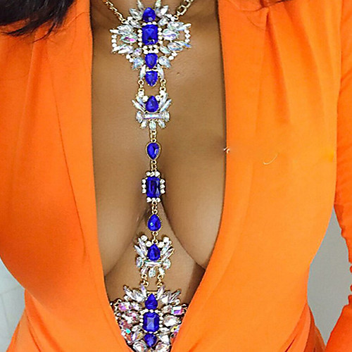 Women's Body Jewelry Belly Body Chain / Body Chain / Necklace Belly Chain White / Blue / Rose Irregular Bohemian / Vintage / Fashion Resin / Alloy Costume Jewelry For Wedding / Party / Special / Gift
Women's Body Jewelry Belly Body Chain / Body Chain / Necklace Belly Chain White / Blue / Rose Irregular Bohemian / Vintage / Fashion Resin / Alloy Costume Jewelry For Wedding / Party / Special / Gift