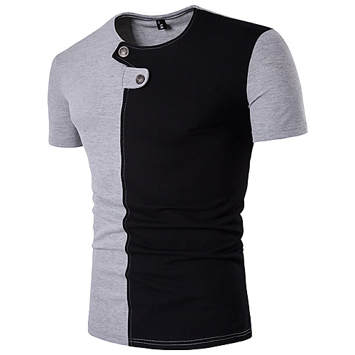 Men's Color Block Patchwork Slim T-shirt - Cotton Active Daily Sports Weekend Round Neck White / Orange / Gray / Summer / Short Sleeve
Men's Color Block Patchwork Slim T-shirt - Cotton Active Daily Sports Weekend Round Neck White / Orange / Gray / Summer / Short Sleeve